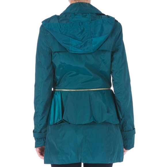 Betsey Johnson - Teal 2 in 1 Convertible Jacket - Size M  (NWT) - Picture 2 of 16